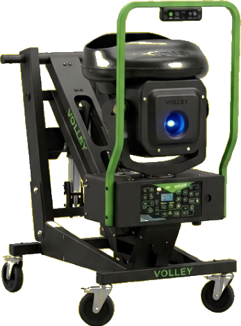 The Volley padel ball machine.